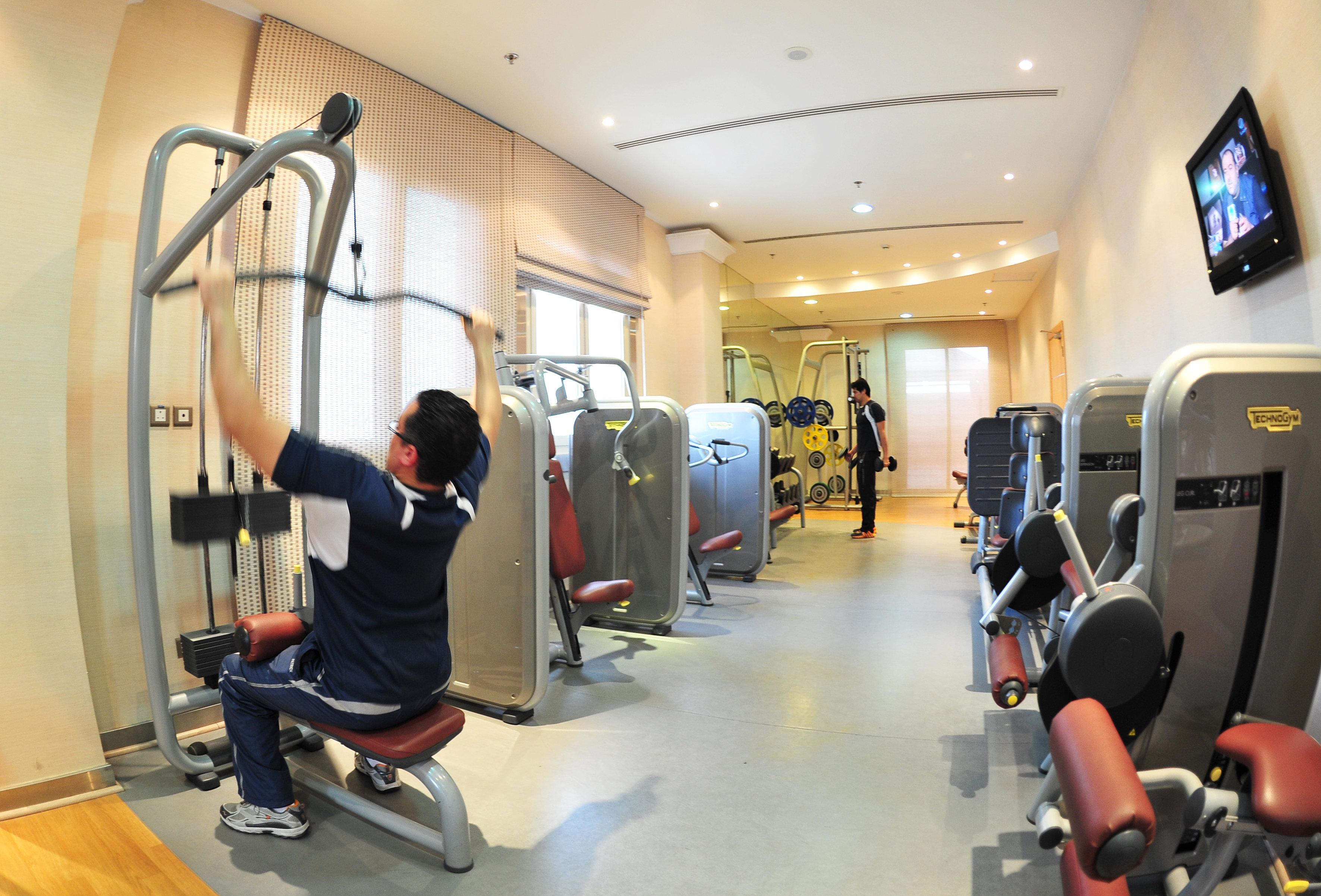 Crowne Plaza Al Khobar By Ihg Hotel Exterior photo A gym in a hotel